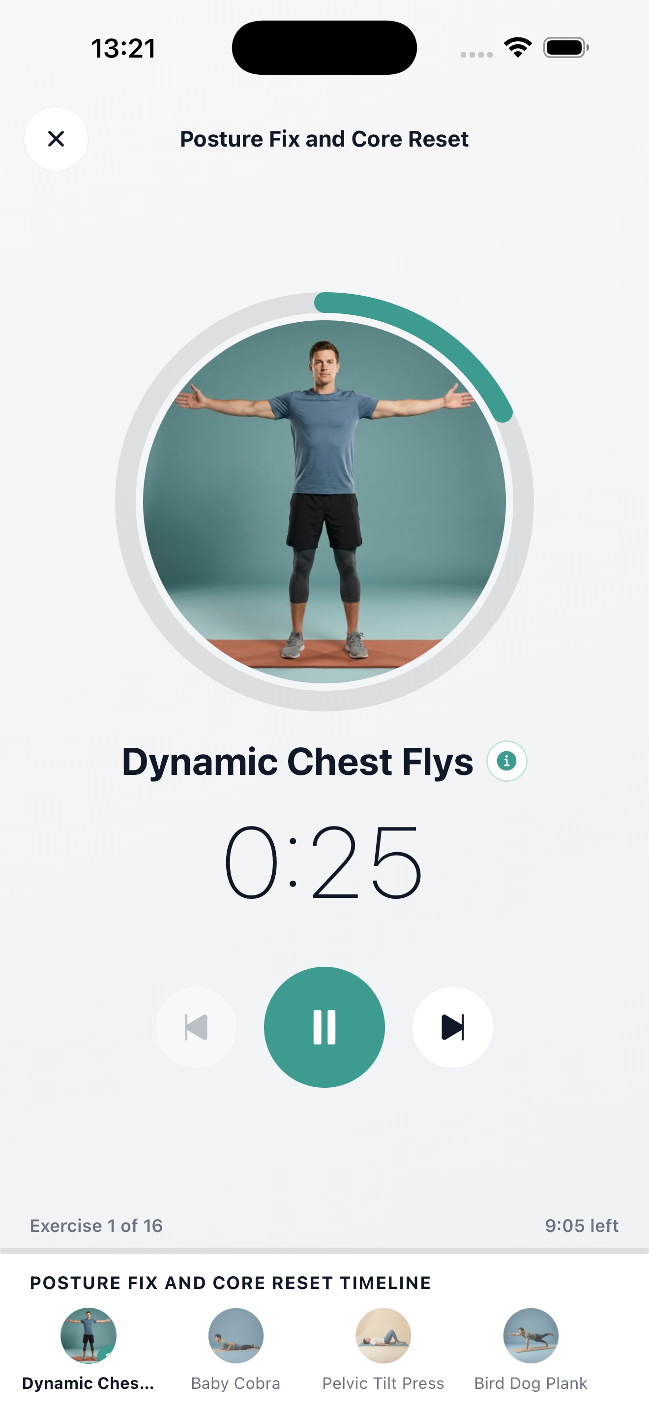 Exercise timer design